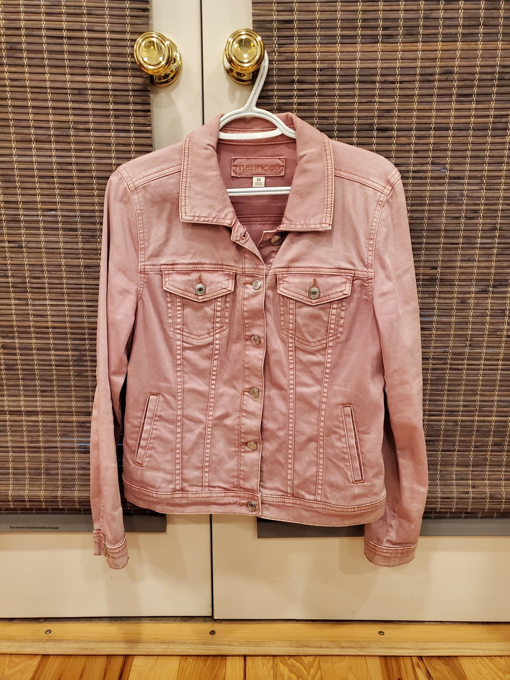 Maurices Dusty Pink Denim Jacket for Women
